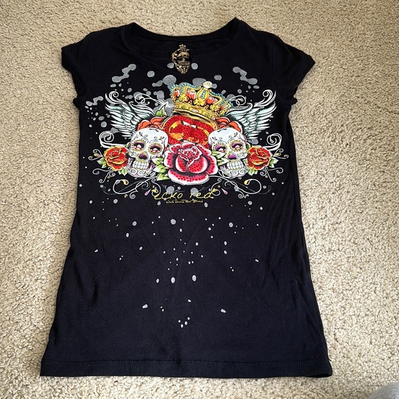 Ecko Red Black Top - Picture 1 of 5